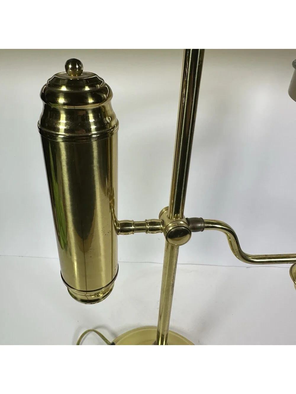 Tseng Mei Enter Co Vintage Brass Student Lamp TM-801C Adjustable Double Arm